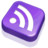 Rss Purple Icon